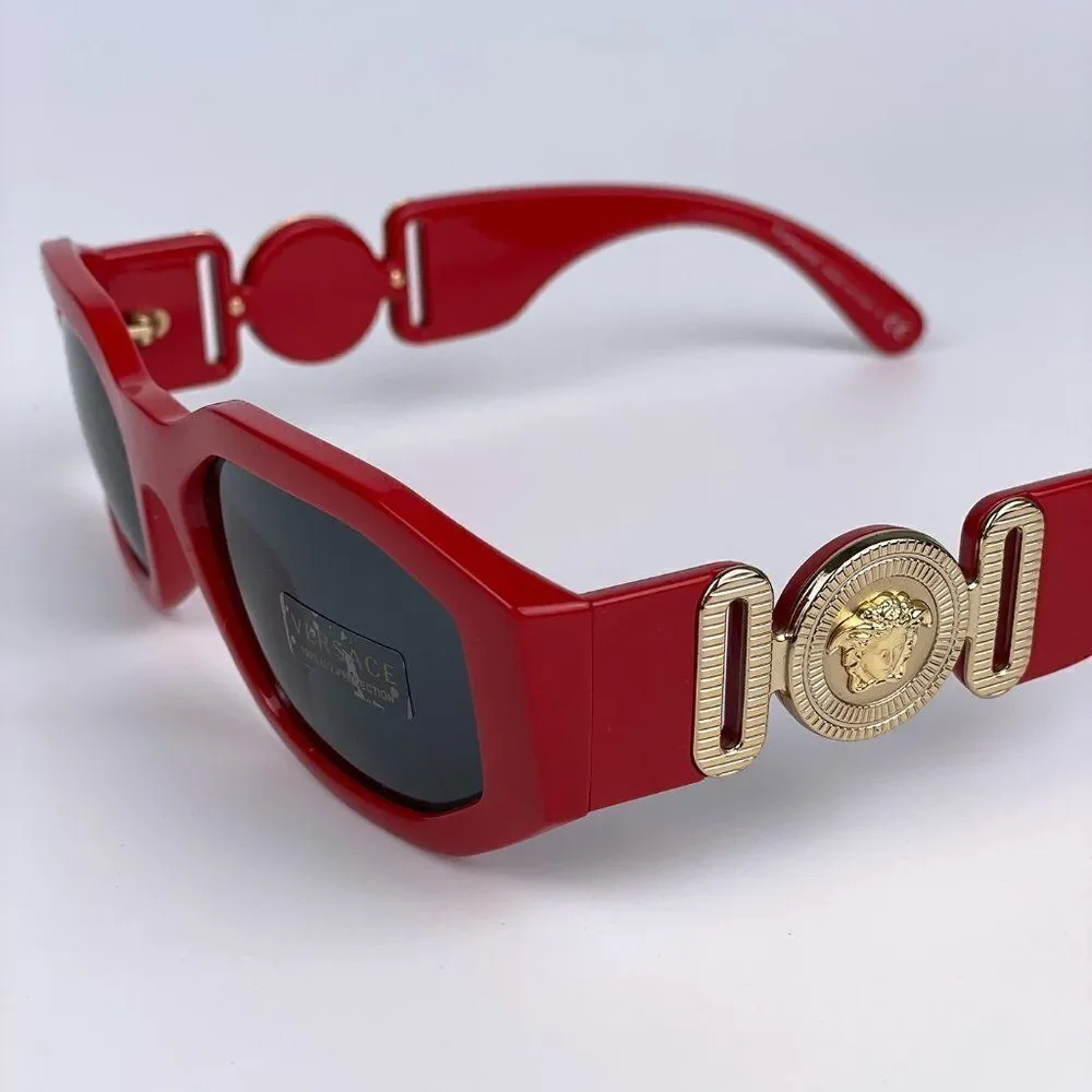 NEW Versace VE4361 533087 Red Medusa Biggie Unisex Sunglasses